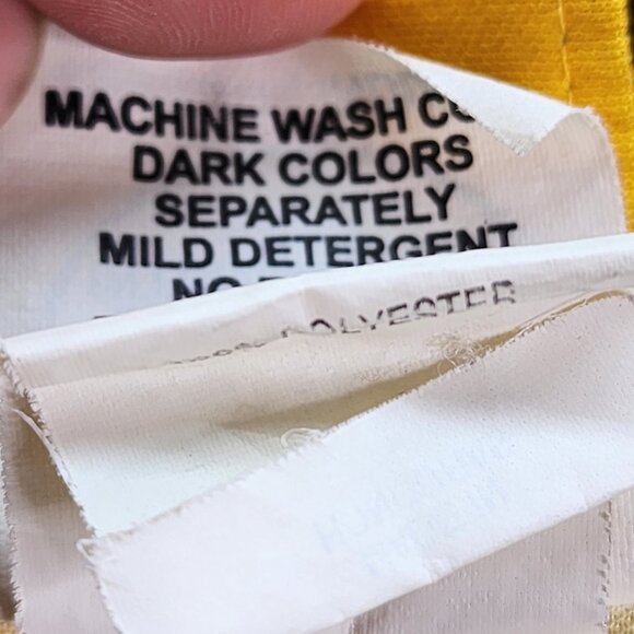 Official Sports US Soccer Referee Jersey Polo Shirt Mens Size XL Yellow Pockets - Picture 7 of 11